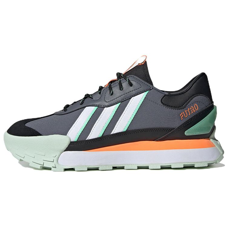 Adidas Neo Futro Mixr Fabric Sports Shoes Unisex Sneakers Black White Green HQ4579