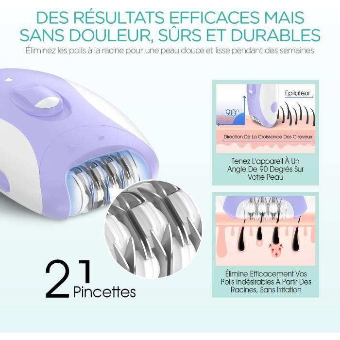 Épilateur Électrique - GENERIC - HR310 - 4 en 1 - Rechargeable USB - 2 Vitesses