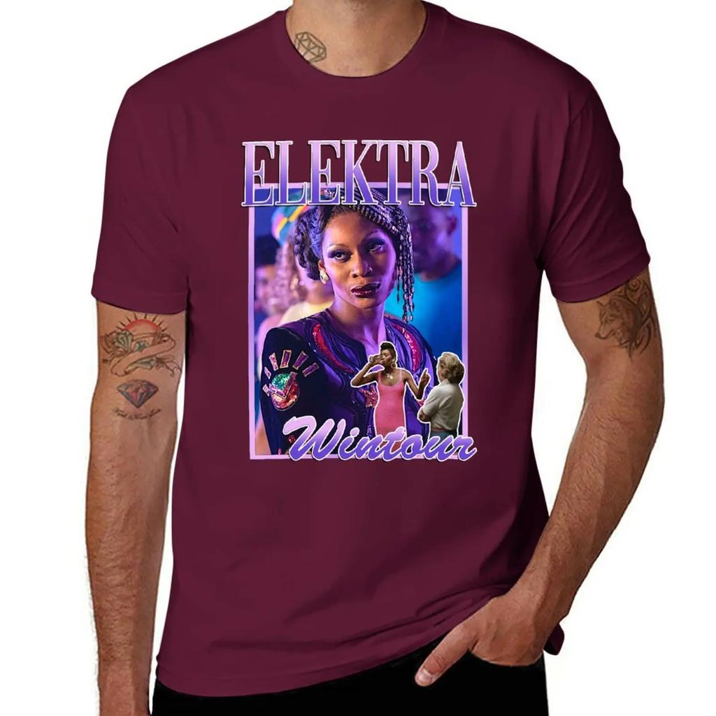 Elektra Wintour Abundance Evangelista T-Shirt for a boy oversized graphic t-shirts anime