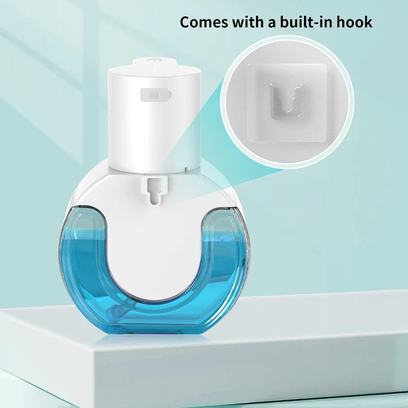 400/550ml Automatic Liquid Soap Dispenser Wall Mounted Infrared Sensor USB Rechargeable Smart Sanitizer Hand Washer For Bathroom