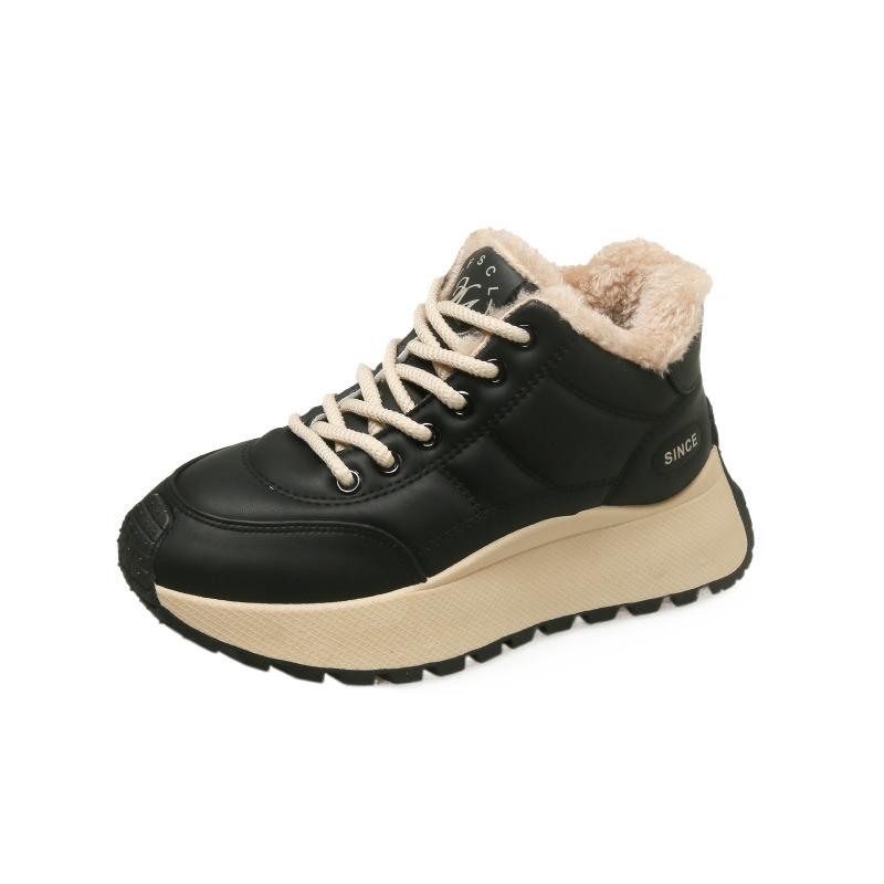 Forrest Gump Shoes Women's 2025 Winter Autumn and Winter Velvet Versatile Platform Student Non-slip Casual Sports Shoes