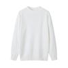 Autumn and winter new solid color simple round neck imitation cashmere sweater men's loose casual warm top women
