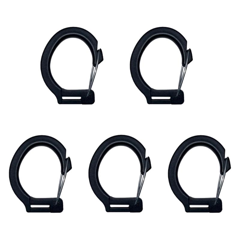 

5Pcs Plastic Outdoor Camping Tent Pole Hooks Buckle Caravans Awning Tent Hanger Buckles Hanging Lanyard Snap Clips Hooks 1