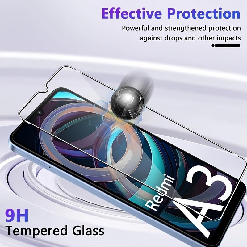 4pcs Tempered Glass for XiaoMi Redmi A3 REDMI A4 A5 A2 A1 Screen Protector Anti-Scratch Case Friendly Clear HD 9H Hardness Glass