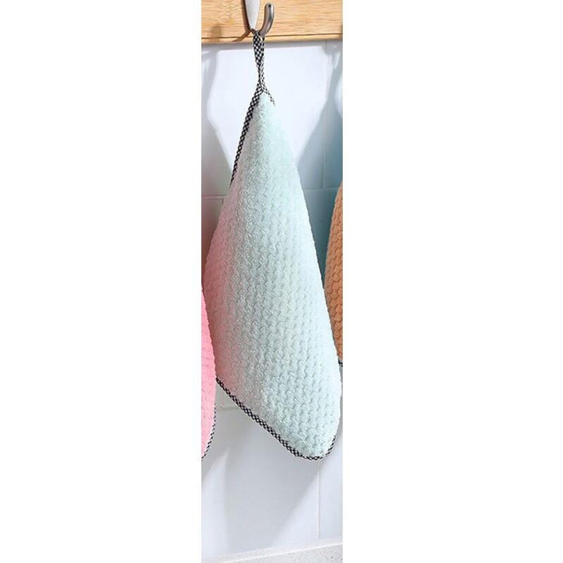 Kitchen Microfiber Dish Cloth With Water Absorption For Pots And Bowls