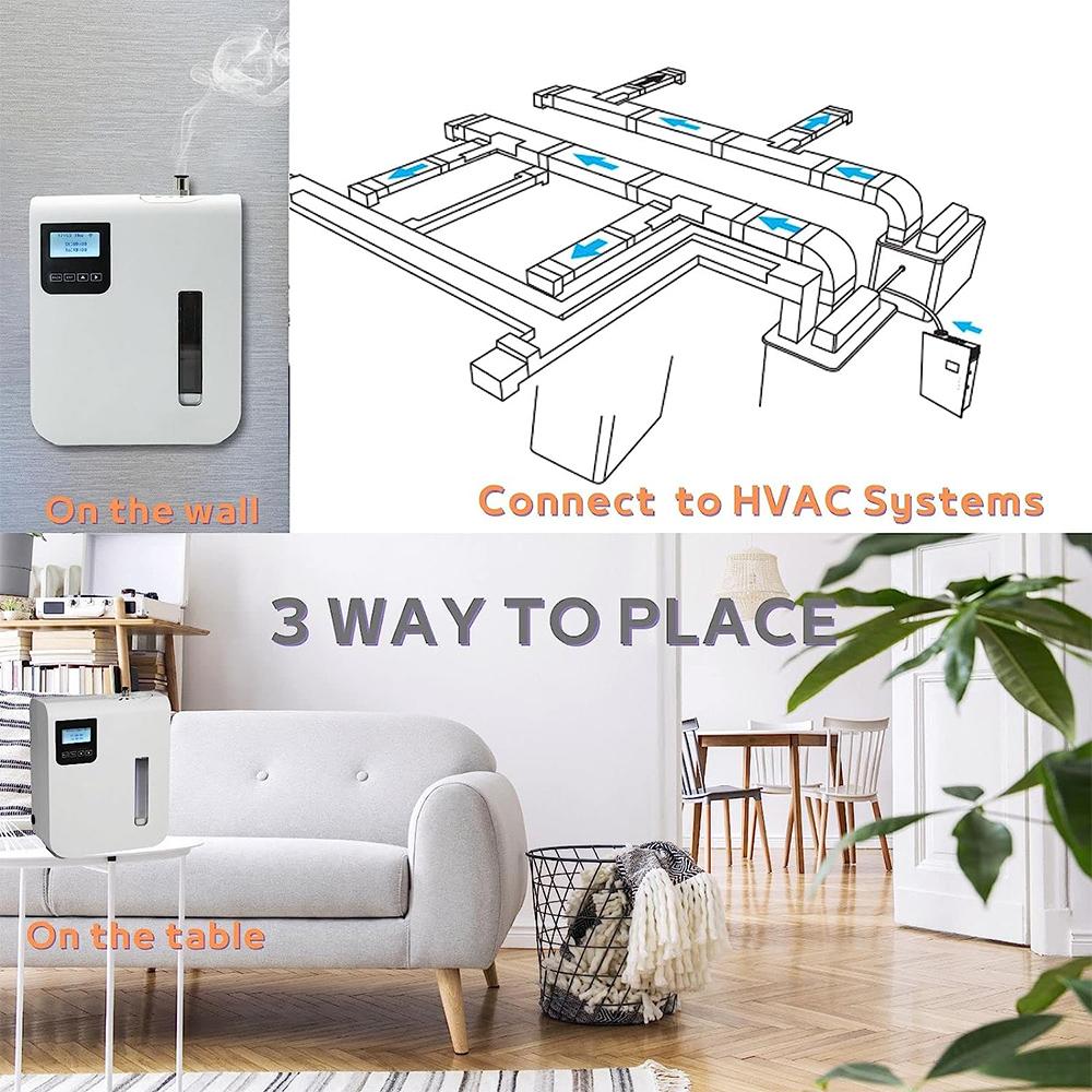 Aroma Diffusor Ätherisches Öl Diffusor Smart Duft Luft Maschine Mit Kalter Luft Vernebler Technologie Wasserlosen Aromatherapie Diffusor