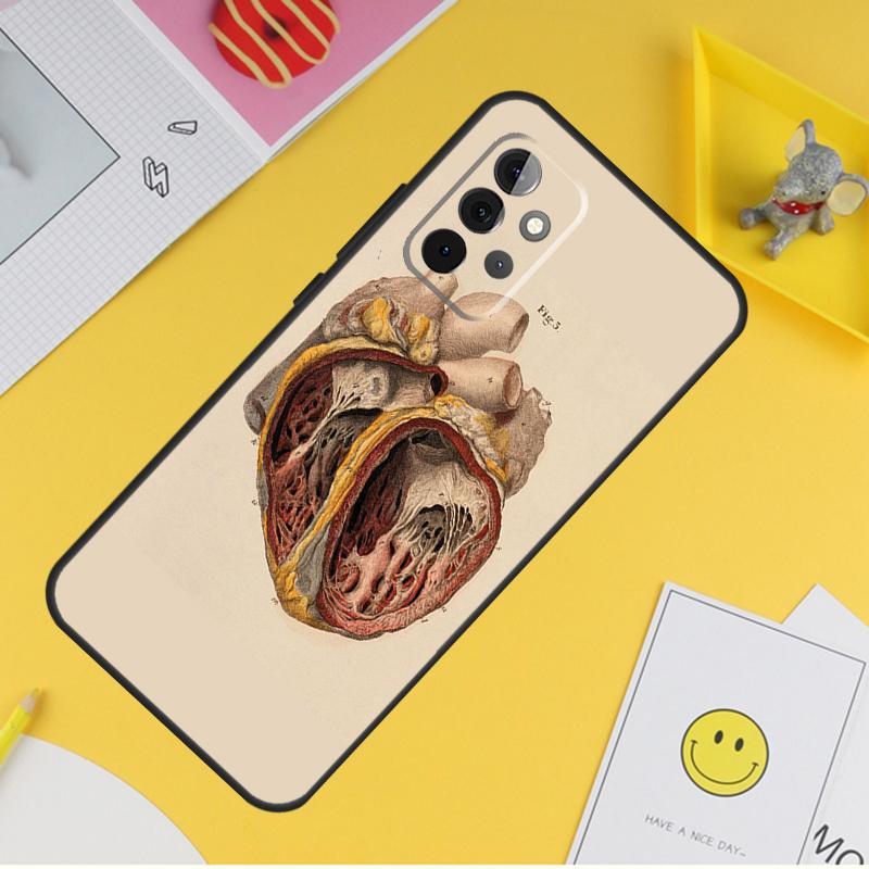 Human Anatomy Case For Samsung Galaxy A54 A34 A14 A56 A52 A53 A16 A26 A36 A55 A35 A15 A32 A12 A33 A13 A17