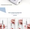High-Speed 35,000 RPM Nail Drill: Gel Polish & Cuticle Remover, Cool Grinding