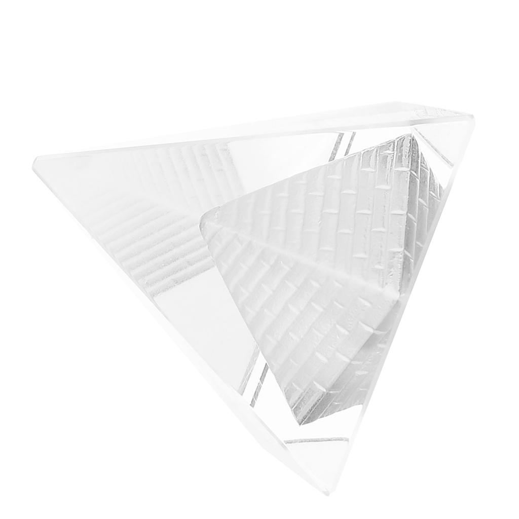 Crystal Pyramid Quartz Stone Carving Figurines Home Decoration Furnishing Article