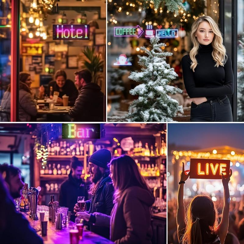 Lumină Ochi de Diavol pentru Mașini 12x59.5CM Ochi LED pentru Parbrizul Mașinii Afișaj LED Lumină Semnalizare Derulabilă pentru Parbrizul Mașinii Camion