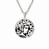 Dawapara God of Wine Dionysus Pendant Necklace Madness and Wild Frenzy Ancient Greek Mythology Stainless Steel Jewelry