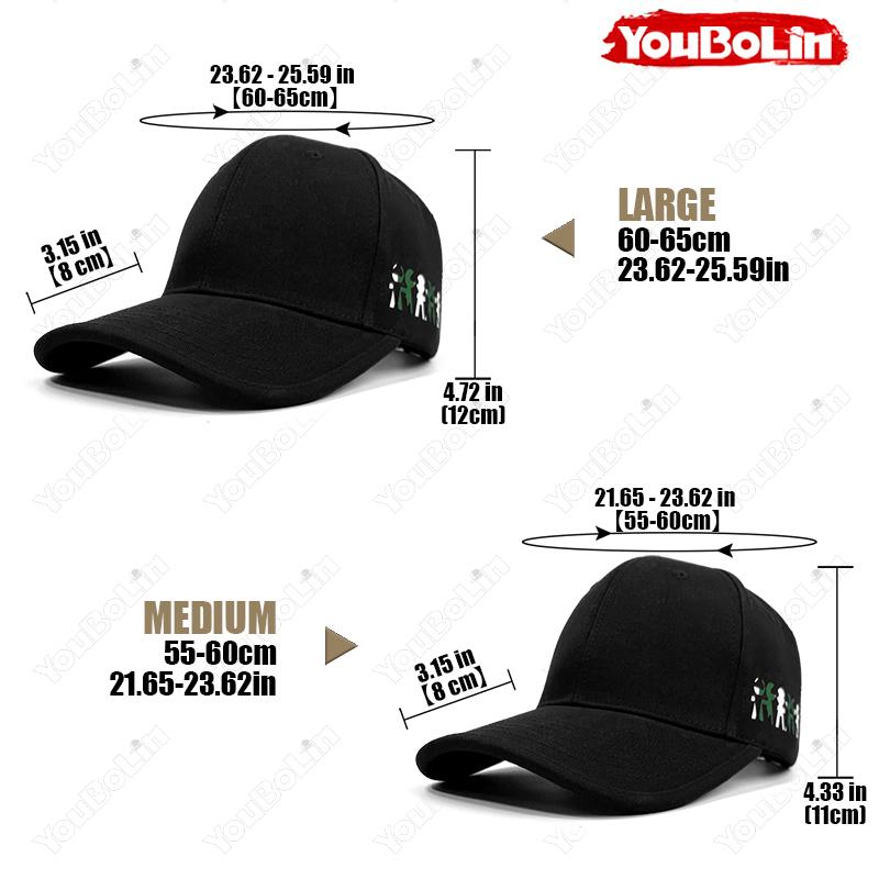 Lining, Lightweight Outdoor Use Cap, Hand-In-Hand Design, Large Size Available, Adjustable Air Permeable Mesh All-Match Trendy For Daily