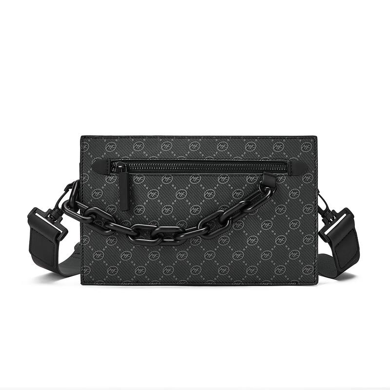 Mark Fairwhale Men's Printed Chain Crossbody Bag