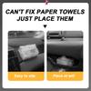 Seametal Fur Leather Car Tissue Boxes Multifunctional Car Sun Visor Back Seat Hanging Tissue Bag Organizer For Car Accessories