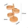 Jewelry Organizer Box 4 Layer Make Up Countertop Stand Case for