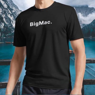 New Shirt Big Mac Logo Active T-Shirt Funny Size S To 5XL