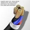 Charging Cable Telescopic Design Spring Charging Anti-winding 5A Fast Line Type-C/USB/8-Pin Data Accessories Phone
