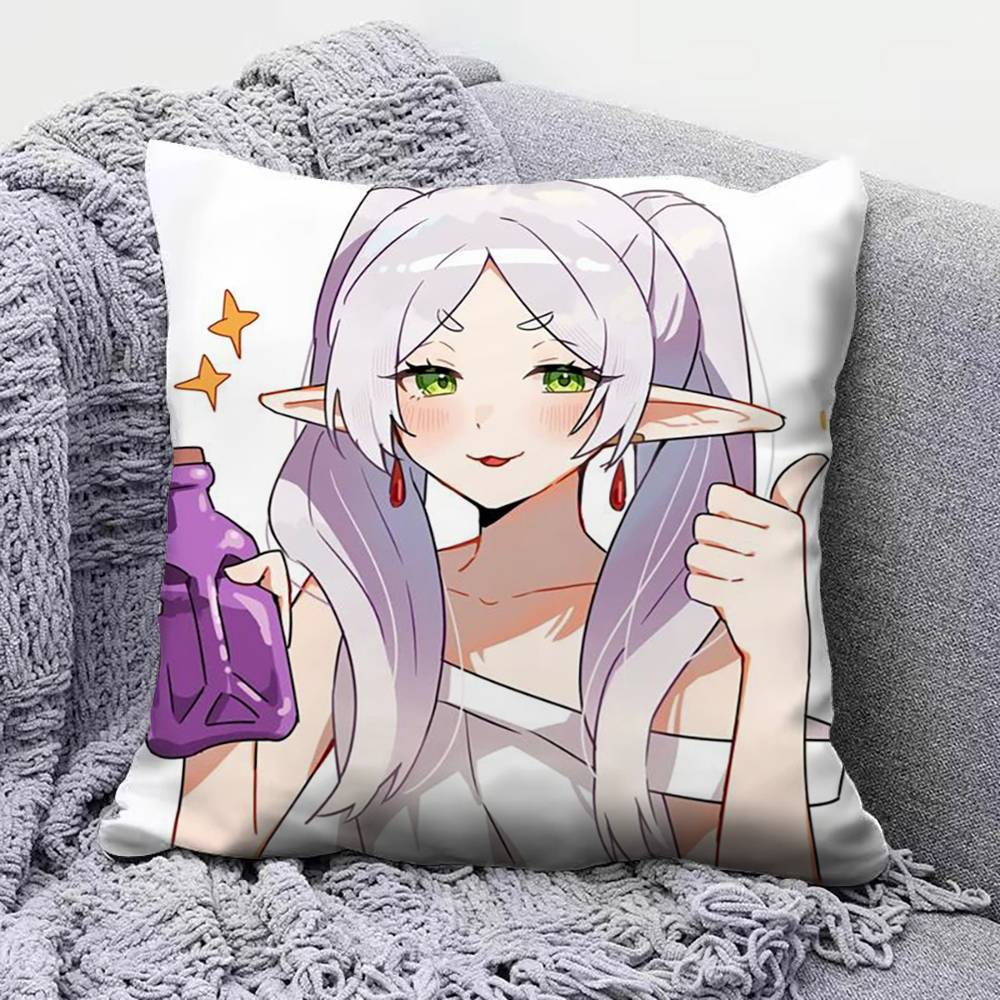 Frieren Memes Funny  Home Sofa Cushion Covers and Aecorative Custom Pillow Covers