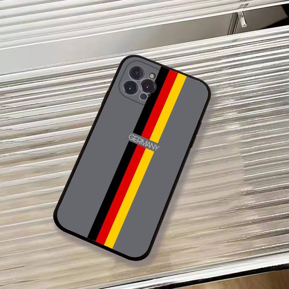 Fußball Support G-Deutschland Handyhülle Silikon Weich Für IPhone 17 16 15 14 13 12 11 X XR Plus Pro Max Plus