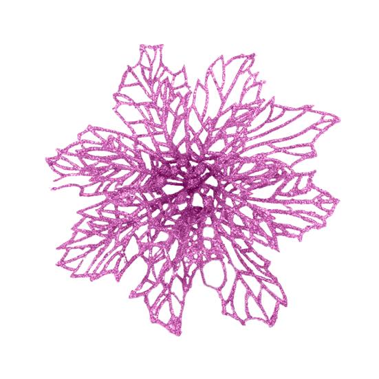 

Искусственный Рождественский Цветок Красивый Блеск Широкое Применение Поддельные Рождественская Елка Магнолии Сияющий Цветочный Декор Искусственный Рождественский Цветок фиолетовый