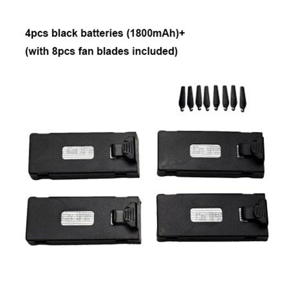 Fekete Lítium Akkumulátor E88 e88PRO E99 E525 S89 Drón Alkatrészek Kiegészítők