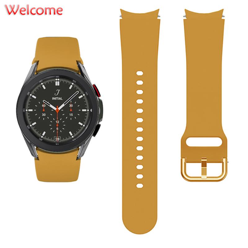 Cinturino per Samsung Galaxy Watch 7/6/5/4 44mm 40mm 5 Pro 45mm Braccialetto in Silicone per Samsung Watch 4/6 Classic 46mm 42mm 47mm 43mm