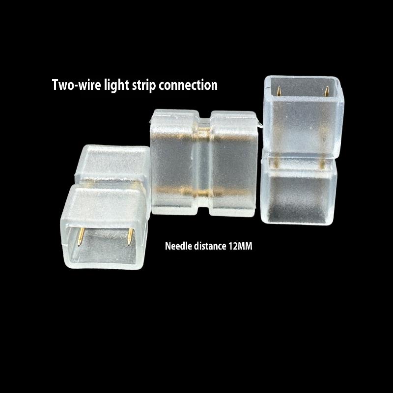 5Pcs Copper Rgb Connector Durable Gold 6/ 7/9/10/11/12/13Mm Led Strip Connector 2 Pin 3Pin 4Pin Terminals Connector Rgb