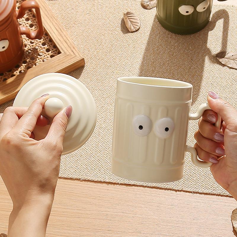 Funny Mug with Lid Birthday Gift Cup Souvenir Office Ceramic Cup Home High Value Man