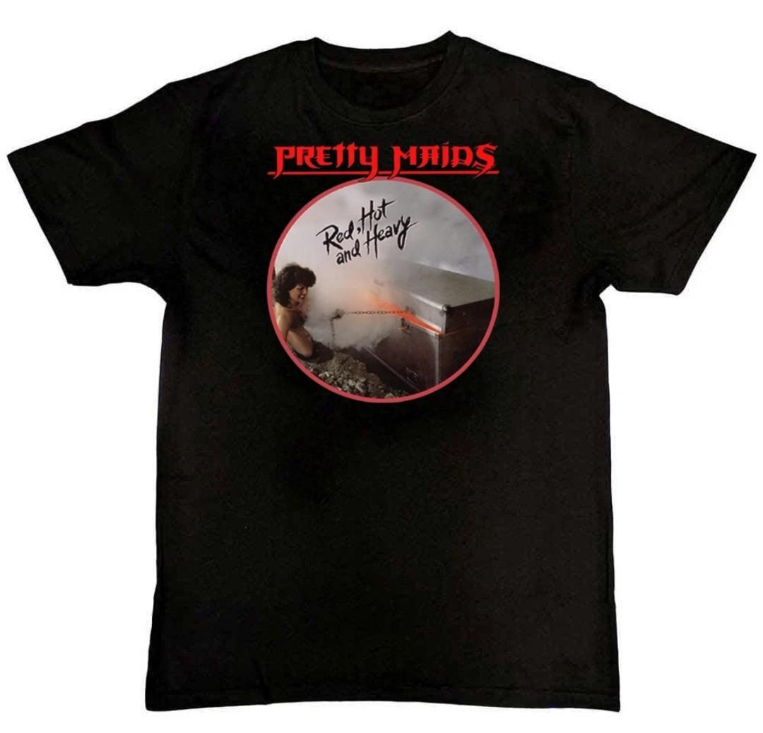 PRETTY MAIDS Band Red Hot Mens Graphic Print T-Shirt XXXL