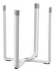 Yamazaki Jitsugyo 6534 Plastposeholder Hvit Ca. B12 x D9,5 x H16,5cm Tallerkenstativ Trekantet Hjørne Bordplate Søppelbøtte Slank Sammenleggbar