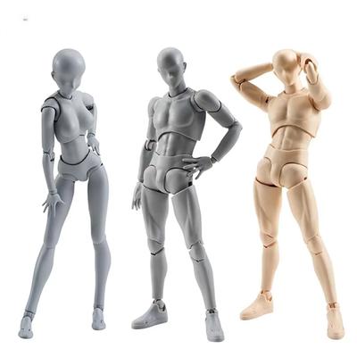 Vysoce kvalitní Body Kun / Body Chan Hra s pózami Šedá barva Ver. Černá Oranžová PVC Akční Figurka Sběratelský Model Hračka Dárek