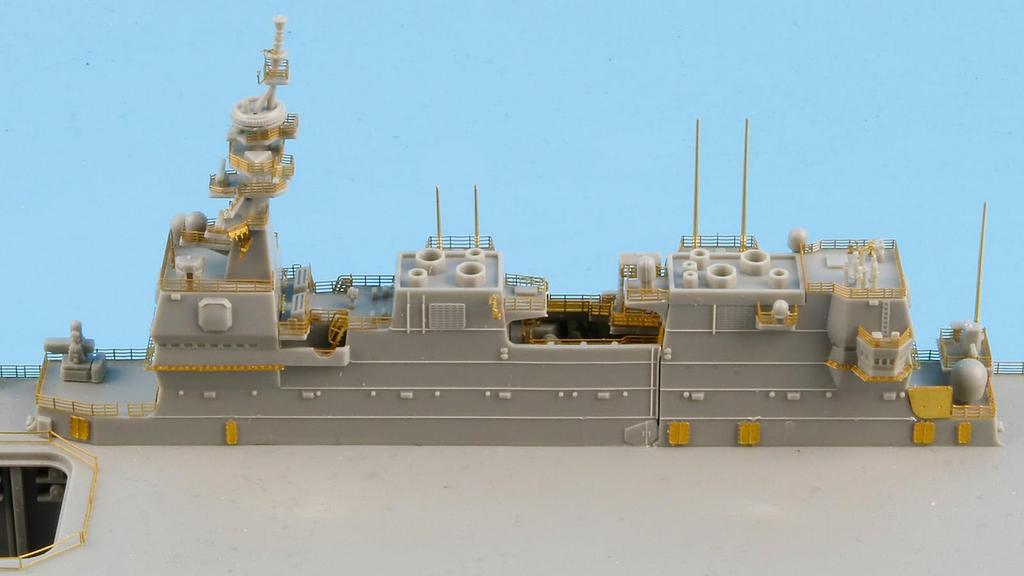 Pit-Road 1/700 GB Series Upgrade Parts for Japan Maritime Self-Defense Force Destroyer Kaga 2024, Plastic Model Parts GB7024 (Ship)