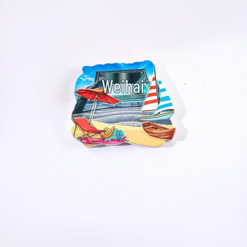 

Weihai City Travel Souvenir Fridge Magnet - Creative Cultural Series