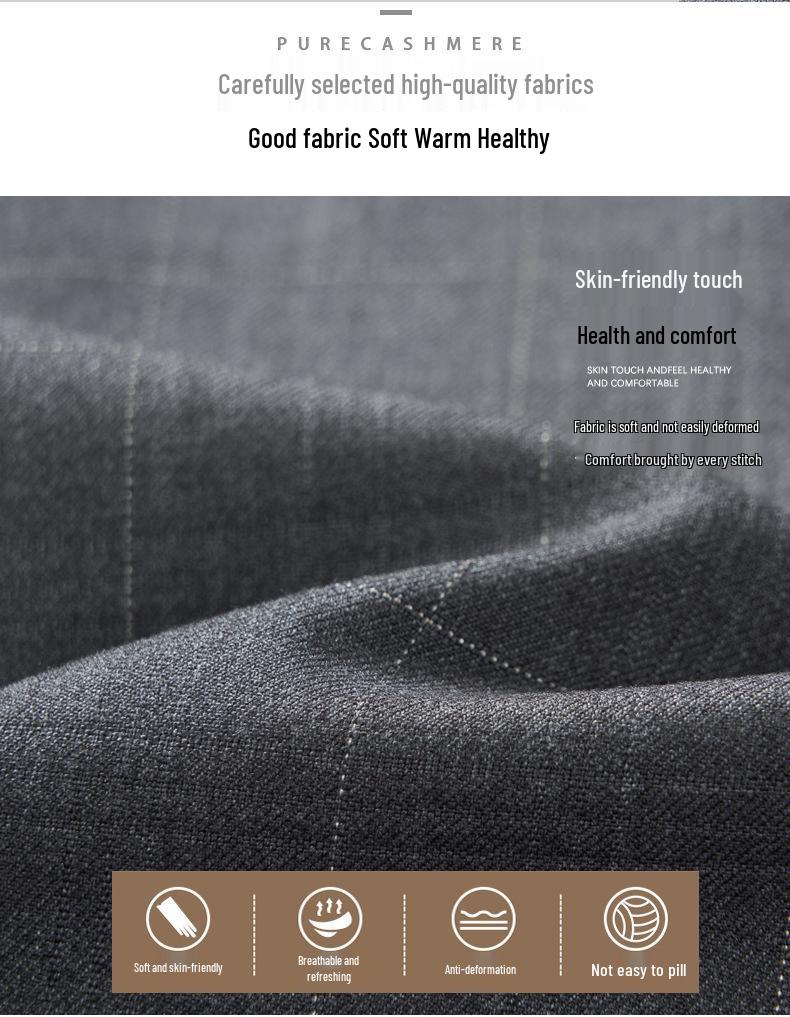 Men's Business Casual Plaid Jacket - Buttoned, Loose Fit, Lapel Style, Ideal for Spring & Autumn.