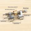 1pcs Fixed Grinding Chisel, Planer, Stainless Steel Brass Roller, Woodworking Tool, Angle Grinder