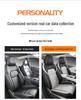 Qashqai Burlap Seat Cushion: Year-Round Breathable Full-Cover Protection