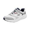 Skechers MEN'S GO Comfortable Artificial Leather Cushioning Low top Running Shoes Men's Gray Blue 220383-WNV