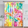 Vibrant Water Painting Luxurious Window Panel Drapes in the Kids Bedroom Living Room Hall Treatments Kitchen Decoration Drapes Blinds
