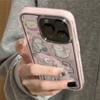 Blue pink cat model is suitable for Apple 17PRO Huawei MATE80 Honor 500vivo Xiaomi 17OPPO mobile phone case.