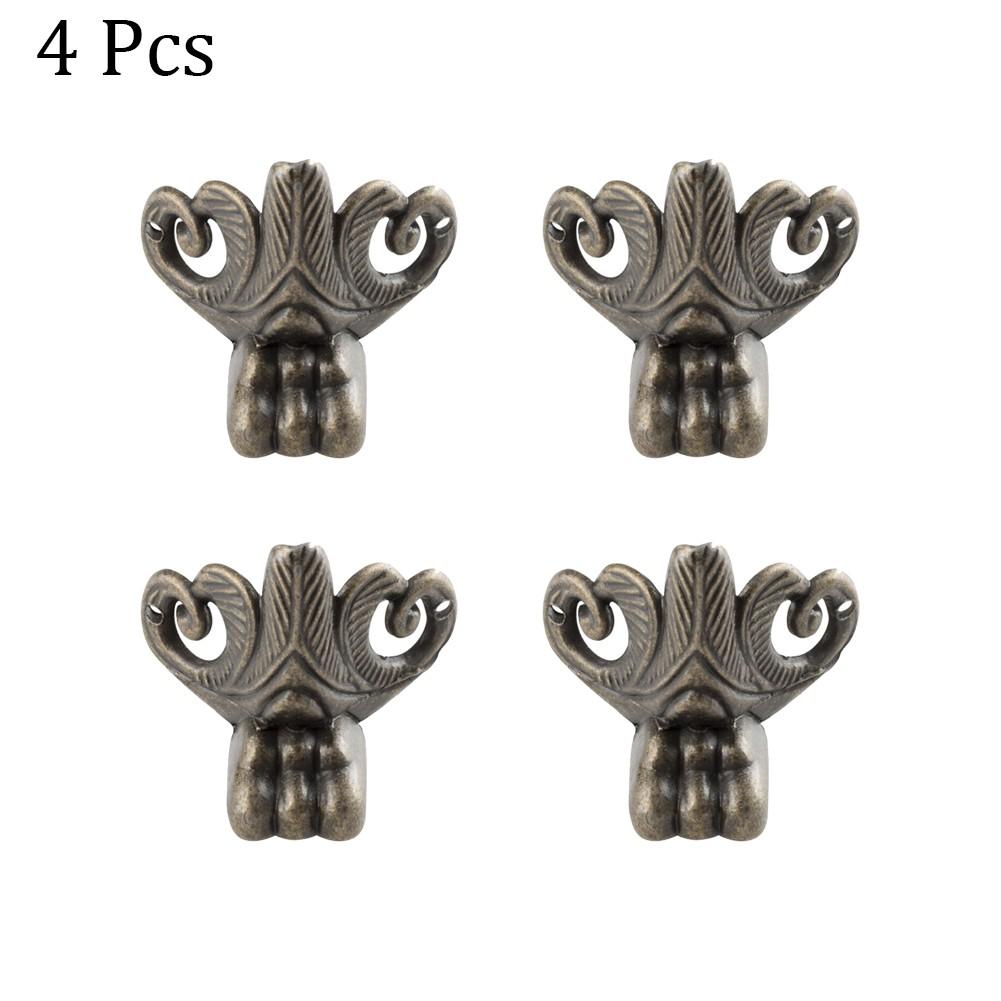 

Ретро латунные угловые накладки для деревянных кейсов и декоративных коробок, 4 шт.