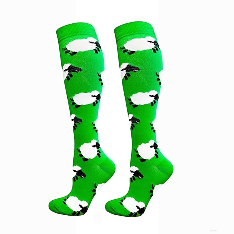 Pánské Dámské Ponožky Kompresní Ponožky Elastické Sportovní Krásné Nohy Sestra Punčochy Běh Lezení Cyklistika Let Cvičení