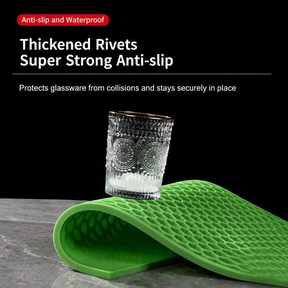 PVC Heat Insulation Pad Rectangular Bar Counter Mat High Quality Anti-Slip Pad Bar Dining Table