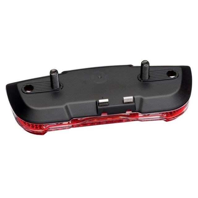 Feu arrière vélo - AXA - Stables Noir Slim - LED Dynamo - Fixation porte-bagages