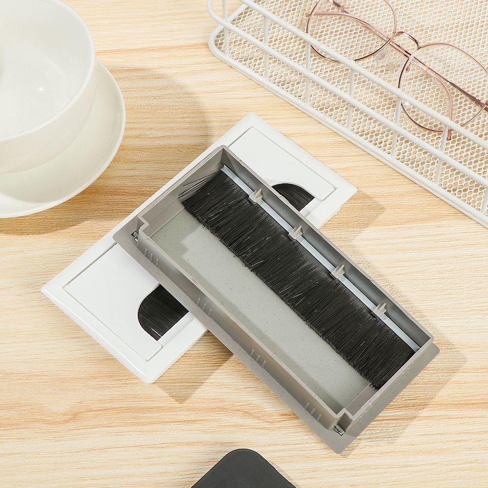 Plastic Outlet Port Grommet Hole Cover Desk Cable Box Wire Hole Cover Wire Cable Holder Wire Box