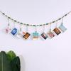 Hanging Photo Display Room Wall Decor Picture Frames Collage with Clips Boho for Home Decor Valentines Day Birthday Party