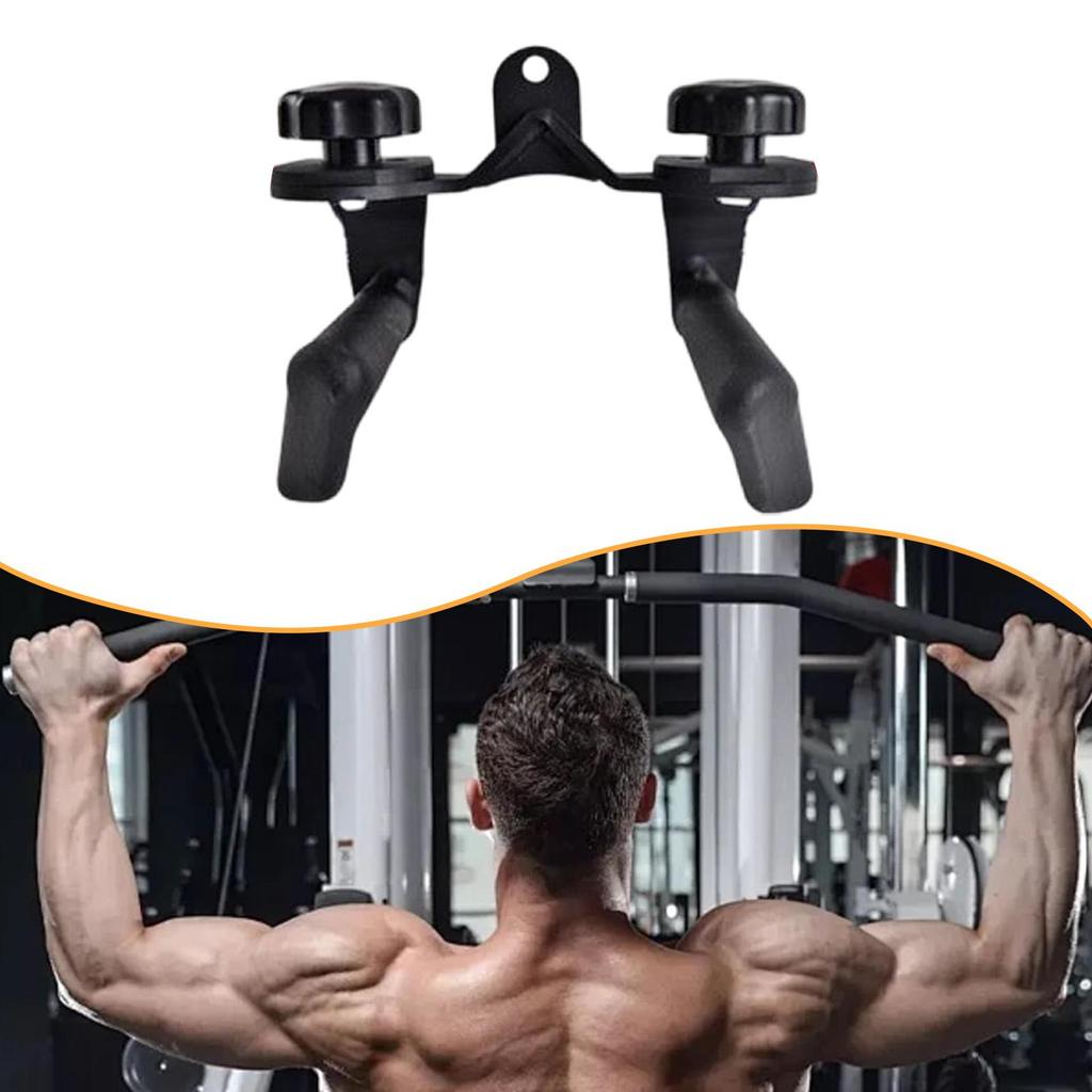 Cable Machine Attachment with LAT, Adjustable Angle Grip for Fitness