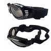 Foldable Dog Sunglasses for Outdoor Windproof Waterproof Pet Eye Glasses For Small Dogs With Adjustable Elastic Strap