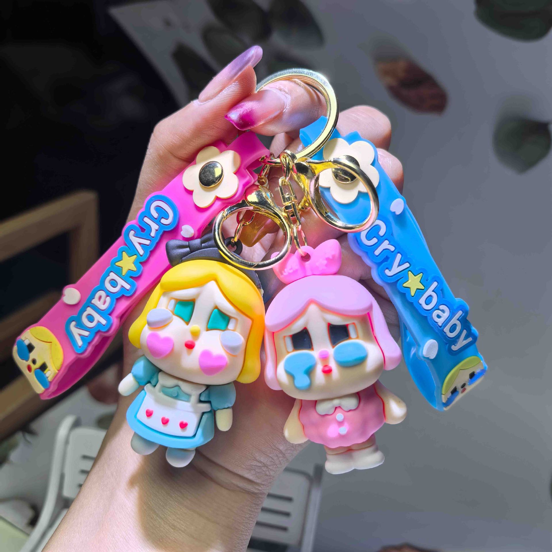 

Crybaby Dreamy Crying Baby Keychain Bag Pendant Car Pendant Trendy Play Male Girlfriend Gift