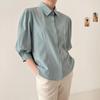 New Arrivals Open Run Cocoon Fit Hidden Placket Blouse 3 4 Sleeve