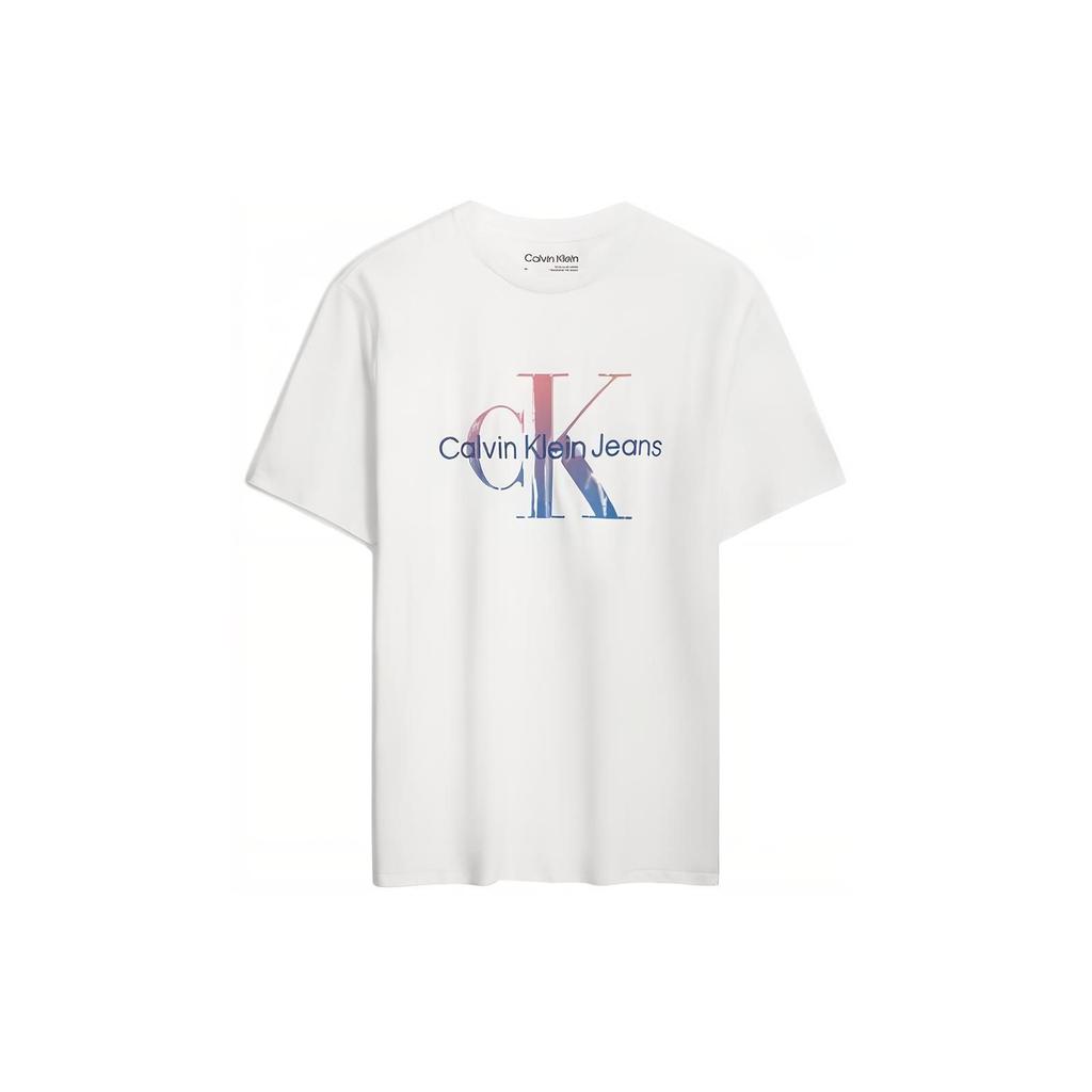 Calvin Klein T Shirt Unisex Moon White 40KC837-YAA